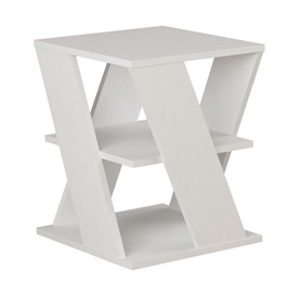Kafijas galdiņš Kalune Design Cyclo, balta, 550 mm x 550 mm x 550 mm