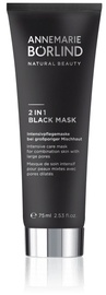 Маска для лица Annemarie Borlind 2 In 1 Black Mask, 75 мл, для женщин