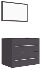 Vannitoa mööblikomplekt VLX 804829, hall, 38.5 x 60 cm x 48 cm