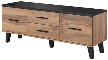 TV-laud Cama Meble Lotta, pruun/must/tamm, 400 mm x 1400 mm x 530 mm