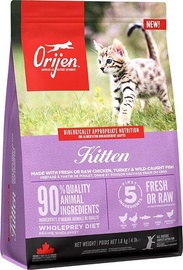 Сухой корм для кошек Orijen Kitten DLZORJKSK0018, рыба/курица/индюшатина, 1.8 кг