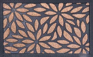Durvju paklājs Plants 2.15.11127, brūna, 40 cm x 60 cm