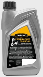 Motoreļļa Gudnord Premium 5W - 30, sintētiskais, zāles pļāvēju dzinējiem, 1 l