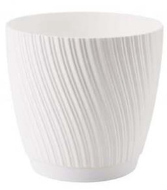 Puķu pods Form Plastic Mika 190 10489427, polipropilēns (pp), Ø 190 mm, balta