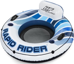 Piepūšams riņķis Bestway Hydro-Force Rapid Rider 265892, zila/balta, 1350 mm