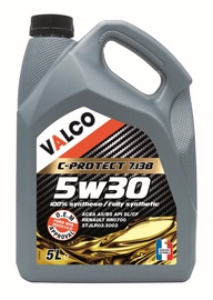 Motoreļļa Valco C-Protect 7.13B 5W - 30, sintētiskais, vieglajam auto, 5 l