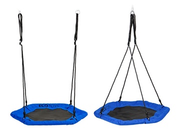 Качели-гнездо EcoToys Nest Swing 58055, 95 см, синий/черный