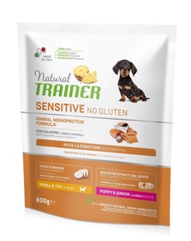 Сухой корм для собак Natural Trainer Sensitive No Gluten Salmon, рыба, 0.8 кг