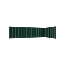 Panelė Quadratta, 60 cm x 210 cm, 3.5 cm, tamsiai žalia, 20 vnt.