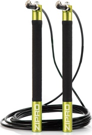 Скакалка Zipro With Steel Rope, 300 см, черный/зеленый