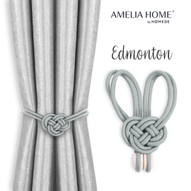 Kardinaaksessuaarid AmeliaHome Edmonton, 380 mm, hall, 2 tk