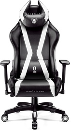 Spēļu krēsls Diablo Chairs X-Player 2.0, balta/melna