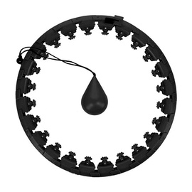 Hula hoop vingrošanas riņķi One Fitness OHA01, 420 mm, 0.32 kg, melna
