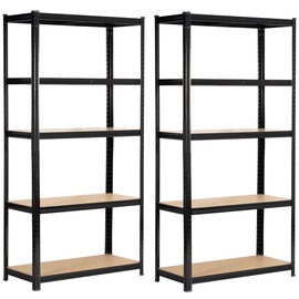 Комплект стеллажей для склада Fancy Garden, 90 см x 40 см x 180 см, 175 кг