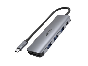 USB jaotur Unitek H1107C, hõbe