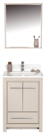Комплект мебели для ванной Kalune Design Superior 24, бежевый, 54 x 60 см x 86 см
