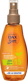 Apsauginis kūno aliejus nuo saulės Dax Sun Relaxing Opal With Matcha tea SPF15, 200 ml