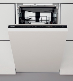 Iebūvējamā trauku mazgājamā mašīna Whirlpool WSIP 4O33 PFE, melna