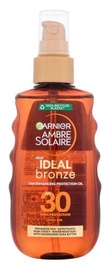 Apsauginis kūno aliejus nuo saulės Garnier Ambre Solaire Ideal Bronze SPF30, 150 ml