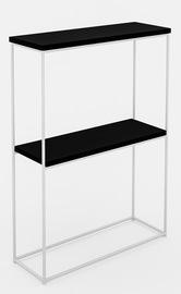 Konsoollaud ADRK Velo, valge/must, 20 cm x 60 cm x 80 cm