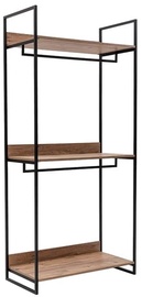 Skapis Kalune Design Dynamic 02, priežu, 104 cm x 52 cm x 225 cm