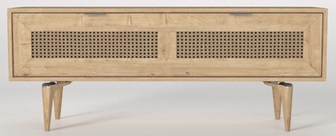 ТВ стол Kalune Design Sirona, дубовый, 296 мм x 1400 мм x 552 мм