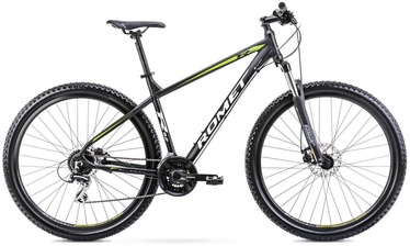 Velosipēds kalnu Romet Rambler R9.2 LTD, 29 ", 17" (41.91 cm) rāmis, melna/zaļa