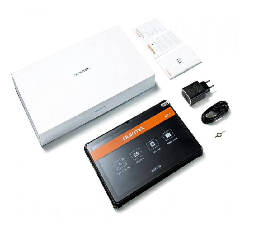 Tahvelarvuti OukiTel Oukitel RT1, must, 10.1", 4GB/64GB, 3G, 4G