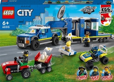 Konstruktors LEGO City Policijas mobilais komandcentrs 60315, 436 gab.