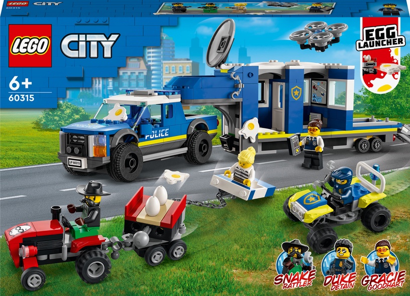 Konstruktors LEGO® City Policijas mobilais komandcentrs 60315
