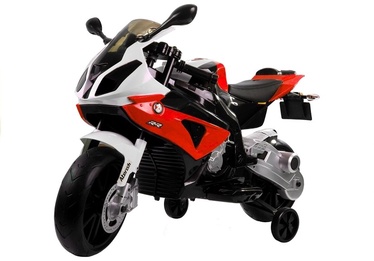 Rotaļlietu bezvadu motocikls Lean Toys BMW S1000RR, sarkana