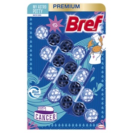 Tualetes poda tīrīšanas līdzeklis-atsvaidzinātājs Bref Water Sign, 200 g, 4 gab.