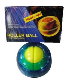Гимнастический мяч Spartan Roller Ball, синий/желтый