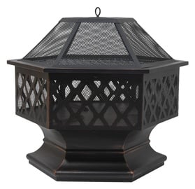 Lõkkealus Cattara Hexagon, 60.5 cm x 70 cm x 62.5 cm