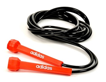 Скакалка Adidas Essential, 3000 мм, черный/oранжевый