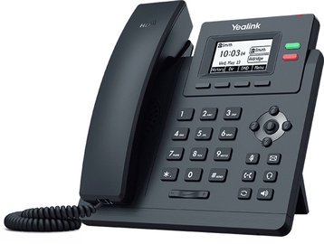 VoIP telefons Yealink SIP-T31G, melna