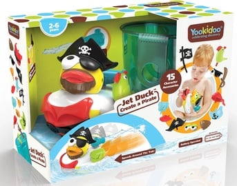 Vannas rotaļlieta Yookidoo Jet Duck Create A Pirate, 15 gab.