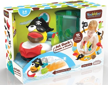 Žaislinis gyvūnas Yookidoo Jet Duck Create A Pirate, įvairių spalvų, 15 vnt.