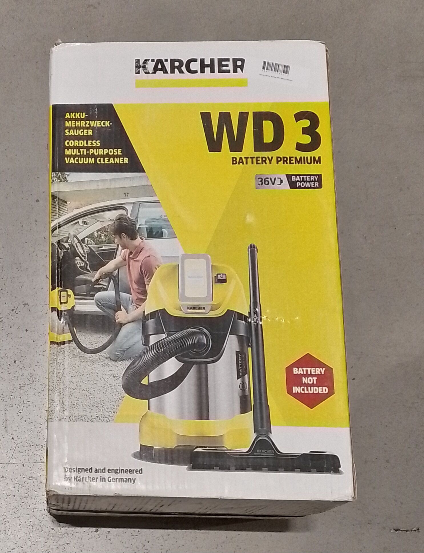 Tolmuimeja Kärcher WD3 Battery Premium, 300 W - Krauta.ee