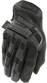 Darba cimdi pirkstaiņi Mechanix Wear M-Pact Covert MPSD-55-009, tekstilmateriāls/ādas imitācija/neilons, melna, M, 2 gab.