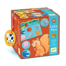Lauamäng Djeco Lotto Animals DJ08120, EN