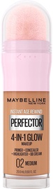 Meigi aluskreem näole Maybelline Instant Age Rewind Perfector 4-In-1 Glow 02 Medium, 20 ml