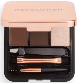 Kulmupuuder Makeup Revolution London Brow Sculpt Kit Dark Brown, 2.2 g