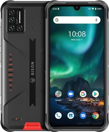 Mobiiltelefon Umidigi Bison, must/oranž, 6GB/128GB