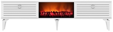 TV-laud Kalune Design Arona, valge, 150 cm x 29.6 cm x 44.6 cm