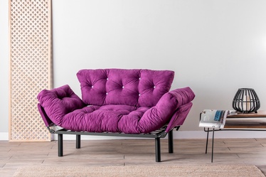 Dīvāngulta Hanah Home Nitta, violeta, 73 x 155 x 85 cm