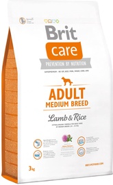Сухой корм для собак Brit Care Adult Medium Breed Lamb & Rice, 3 кг