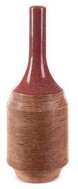 Dekoratiivne vaas Elda, 48 cm, punane/hele pruun