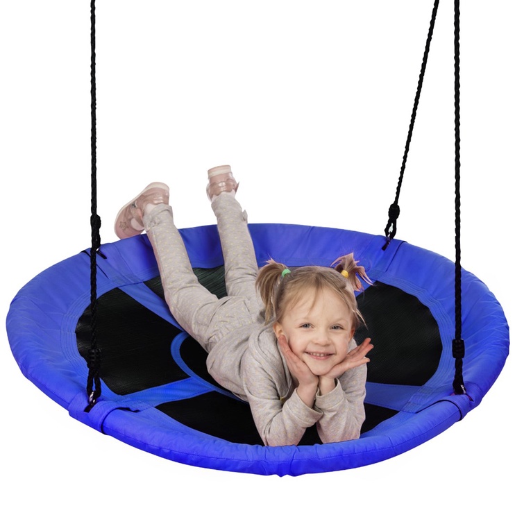 Качели-гнездо Nils Extreme Stork's Nest NB5031, 100 см, синий/черный