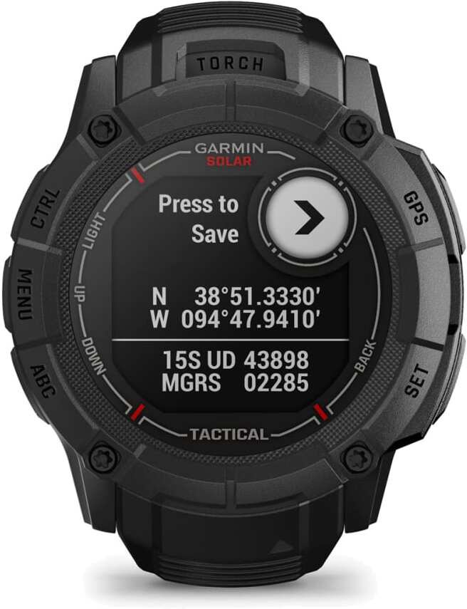 Умные часы Garmin Instinct 2X Solar Tactical, черный